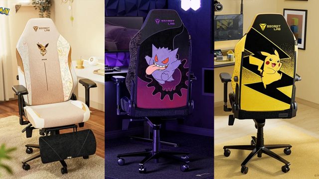 Preorder Secretlab’s Pokémon Themed Titan Evo Gaming Chairs for Pokémon Day