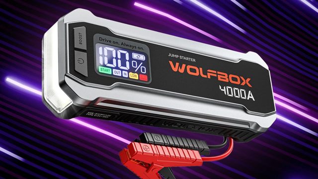 Save 43% Off the Wolfbox 4000A Cordless Bounce Starter, Doubles as a 24,000mAh 65W Energy Financial institution