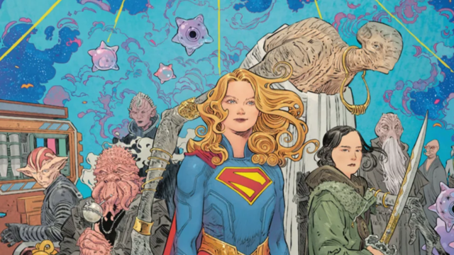 DC Comics Promoting $120 Supergirl Film Art work That By chance Incorporates a Star Wars Alien