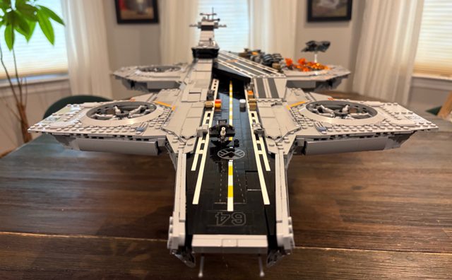 We Construct the LEGO Marvel S.H.I.E.L.D Helicarrier, An Airborne Fortress for Earth’s Mightiest Heroes