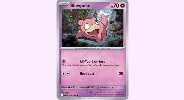 Slowpoke Simply Acquired a New Pokémon Buying and selling Card Recreation Transfer, And It is Referred to as ’All-You-Can-Yeet’