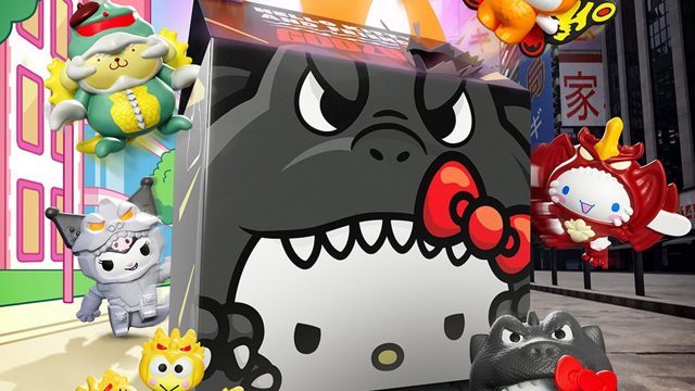 McDonald’s Pronounces Eight Good day Kitty x Godzilla Toys Coming to Pleased Meals This August